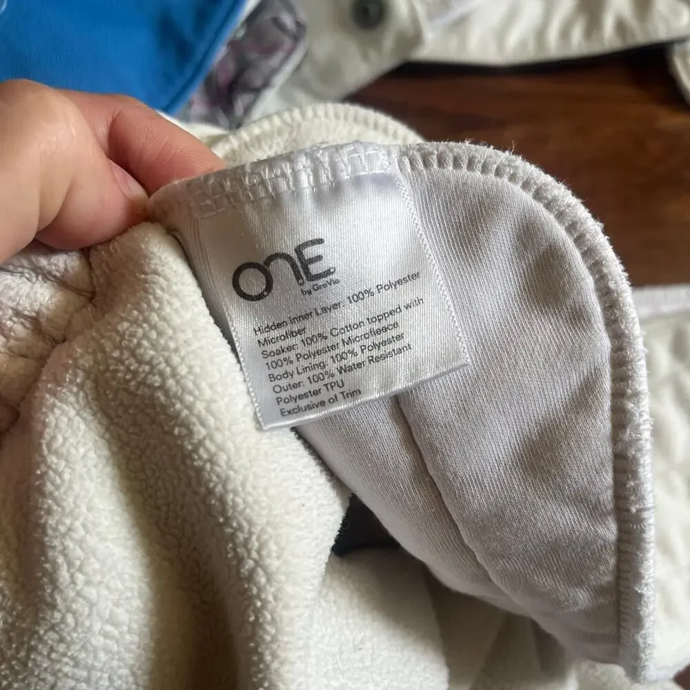 O.N.E. GrowVia Cloth Diapers All In One Reusable Baby Bundle